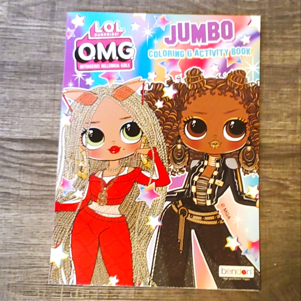 🍒🍒 LOL Suprise! O.M.G Jumbo Coloring & Activity Book